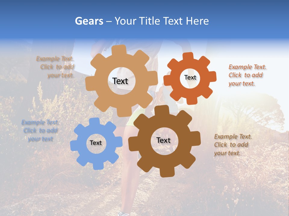 Wellbeing Health Run PowerPoint Template