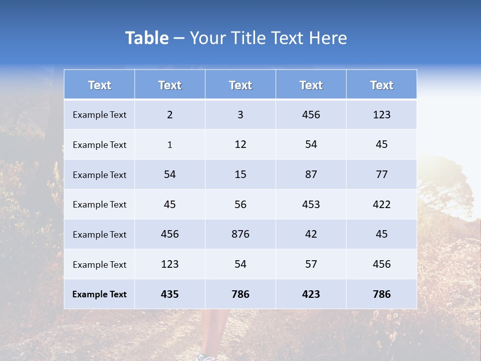 Wellbeing Health Run PowerPoint Template