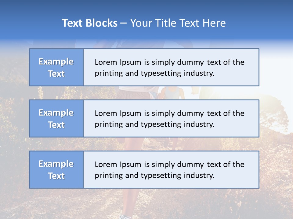 Wellbeing Health Run PowerPoint Template