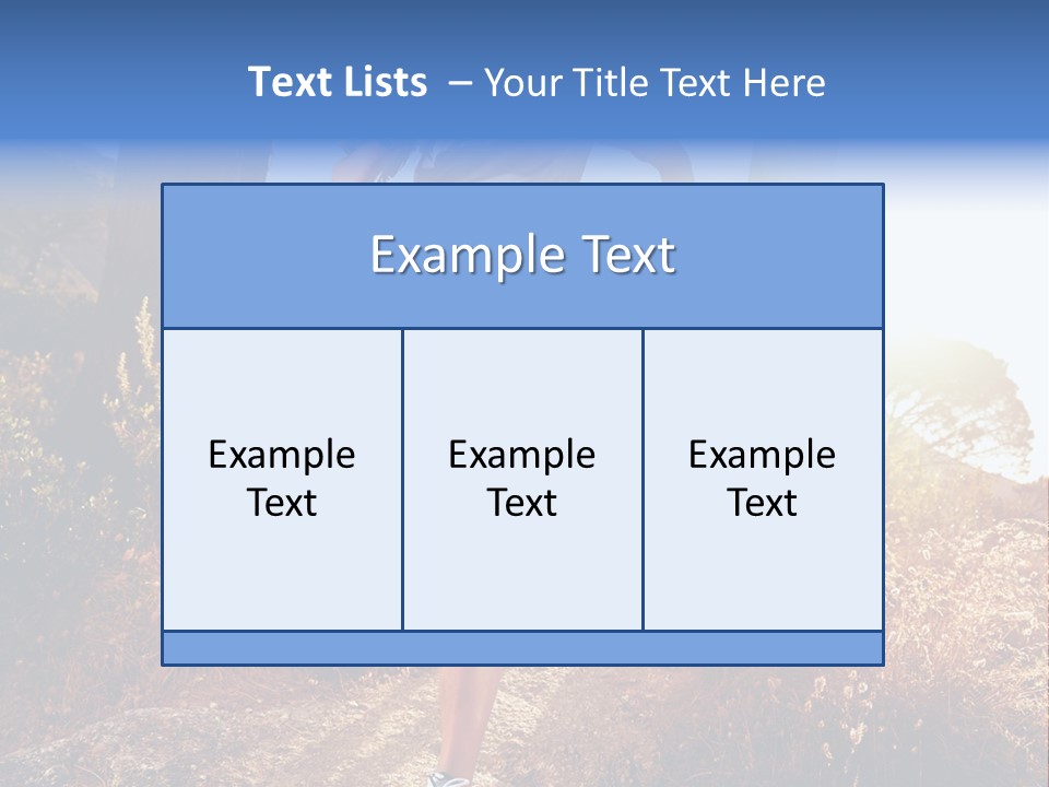 Wellbeing Health Run PowerPoint Template