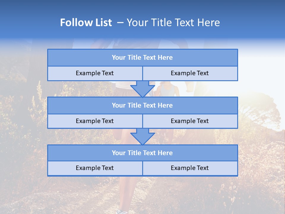 Wellbeing Health Run PowerPoint Template