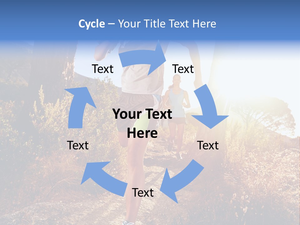 Wellbeing Health Run PowerPoint Template