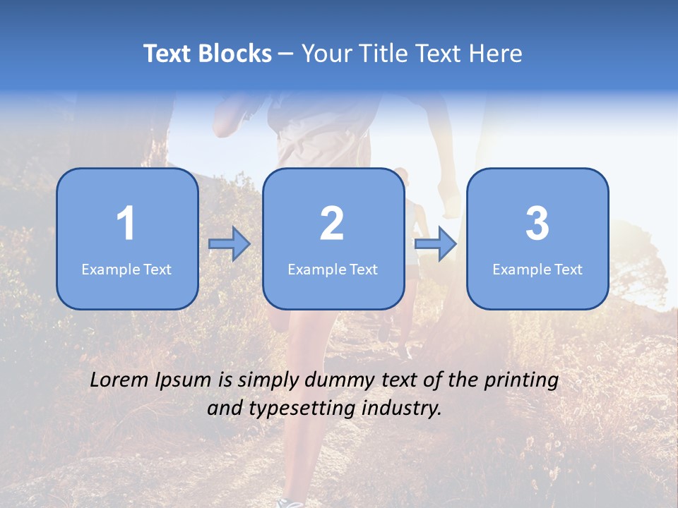 Wellbeing Health Run PowerPoint Template