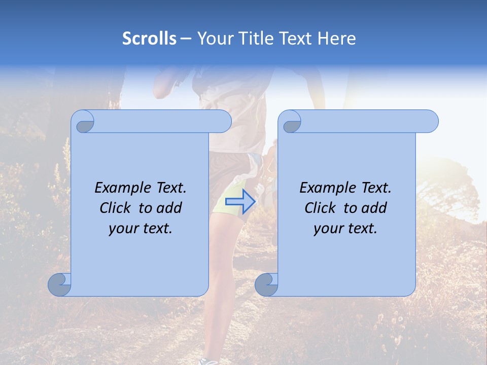 Wellbeing Health Run PowerPoint Template