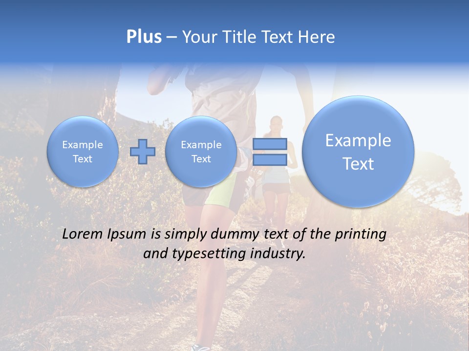 Wellbeing Health Run PowerPoint Template
