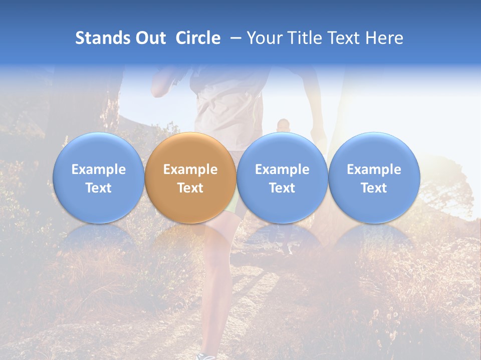 Wellbeing Health Run PowerPoint Template