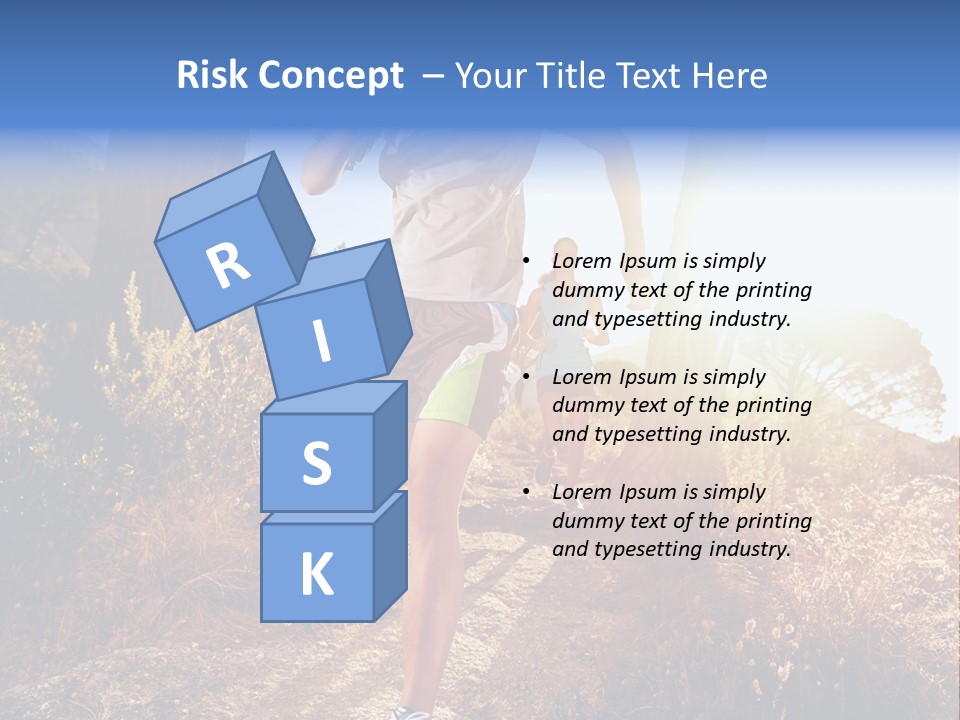 Wellbeing Health Run PowerPoint Template