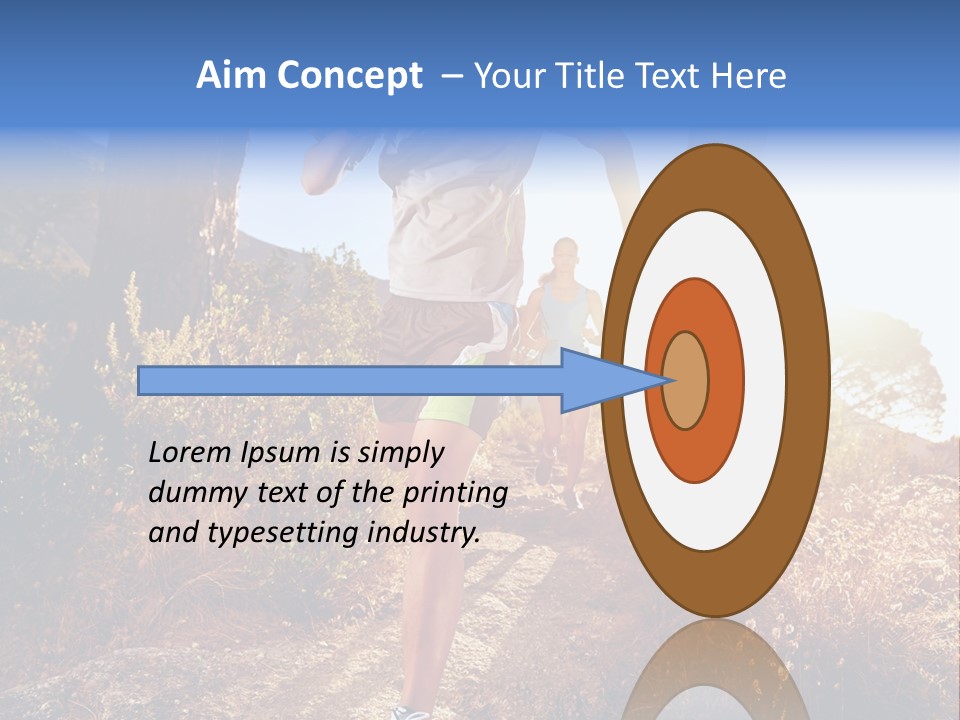 Wellbeing Health Run PowerPoint Template