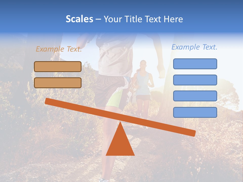 Wellbeing Health Run PowerPoint Template