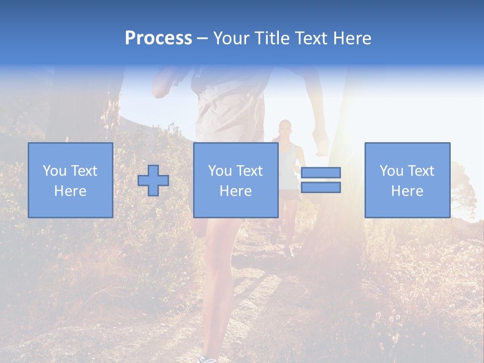 Wellbeing Health Run PowerPoint Template