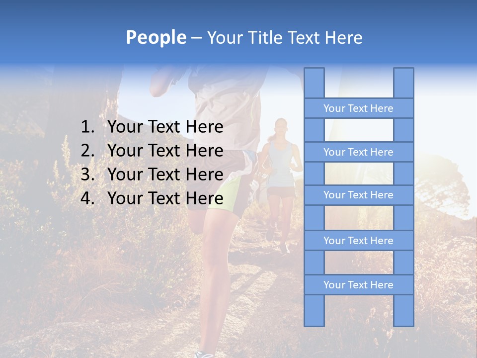Wellbeing Health Run PowerPoint Template