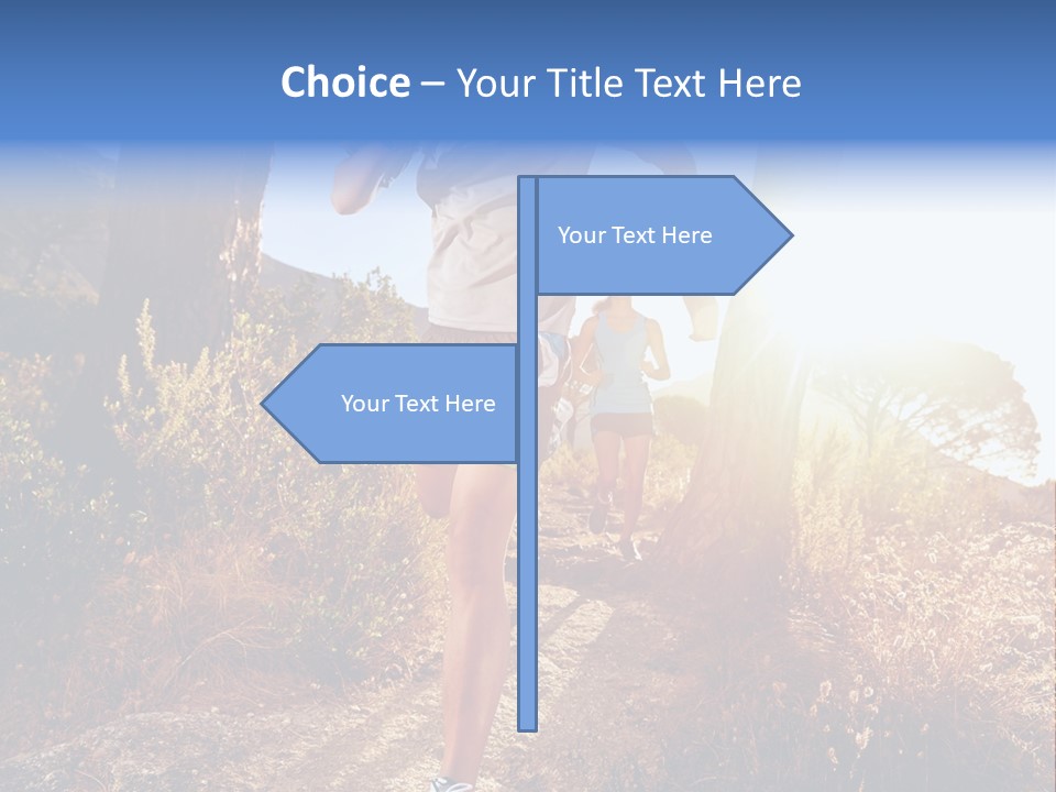 Wellbeing Health Run PowerPoint Template