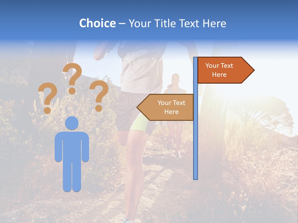 Wellbeing Health Run PowerPoint Template