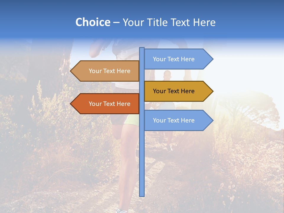 Wellbeing Health Run PowerPoint Template