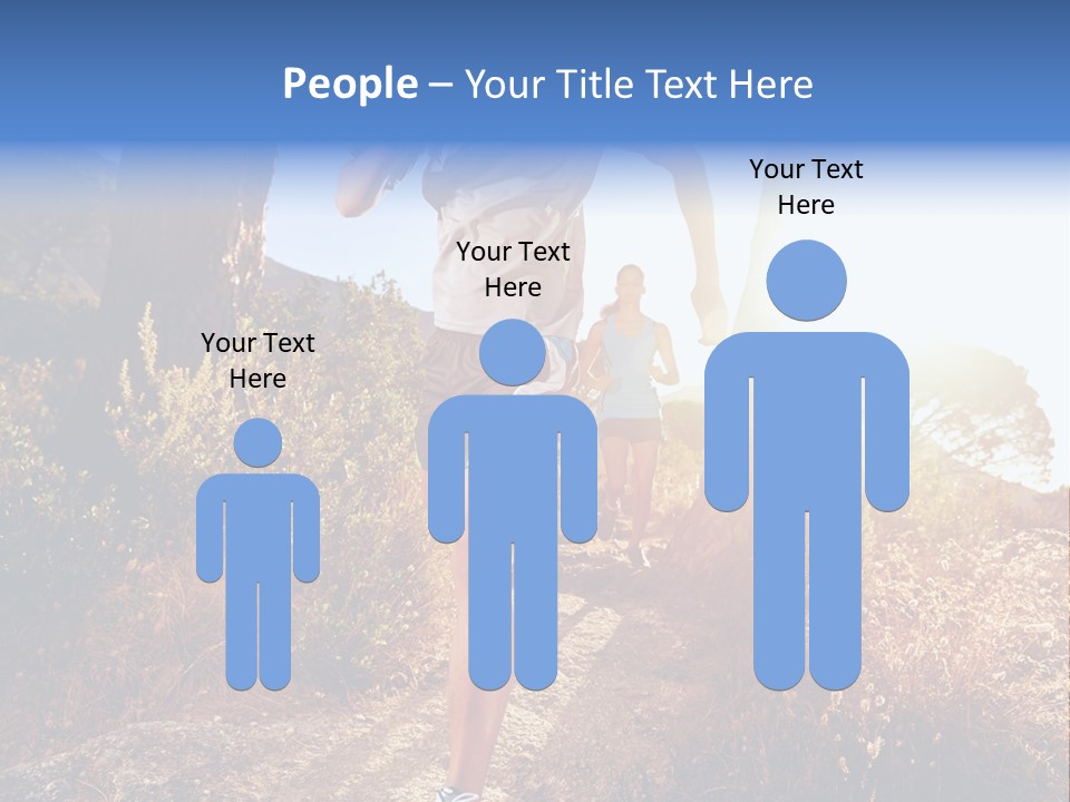 Wellbeing Health Run PowerPoint Template