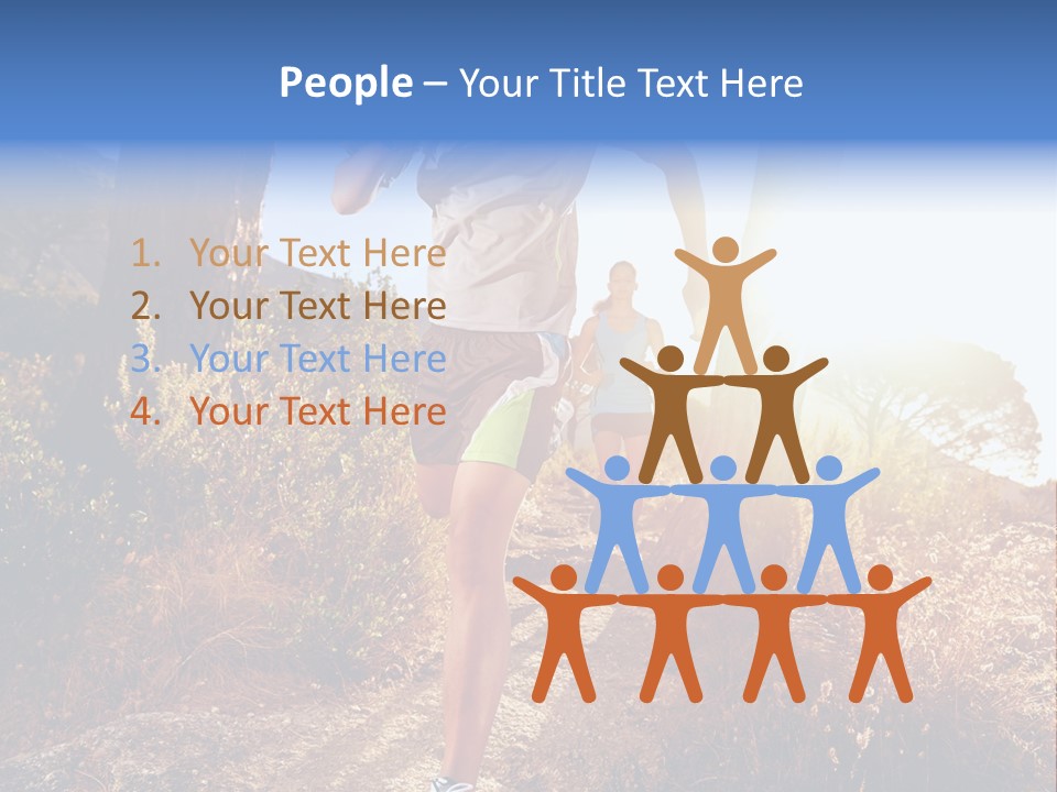 Wellbeing Health Run PowerPoint Template