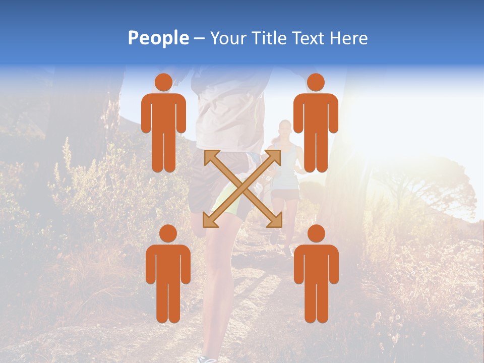 Wellbeing Health Run PowerPoint Template