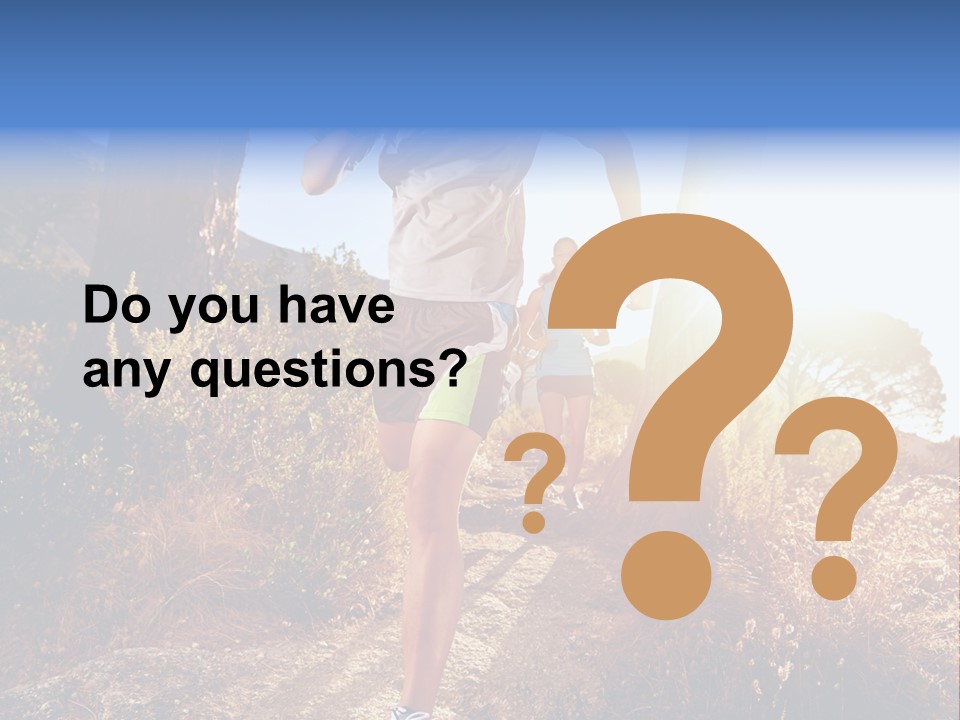 Wellbeing Health Run PowerPoint Template