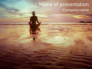 Breath Quiet Alone PowerPoint Template