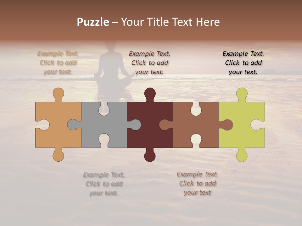 Breath Quiet Alone PowerPoint Template