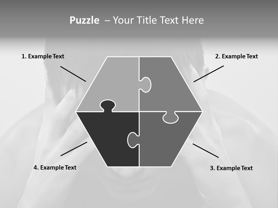 A Man Holding His Hands To His Face PowerPoint Template