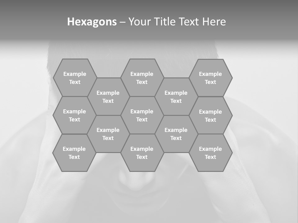 A Man Holding His Hands To His Face PowerPoint Template