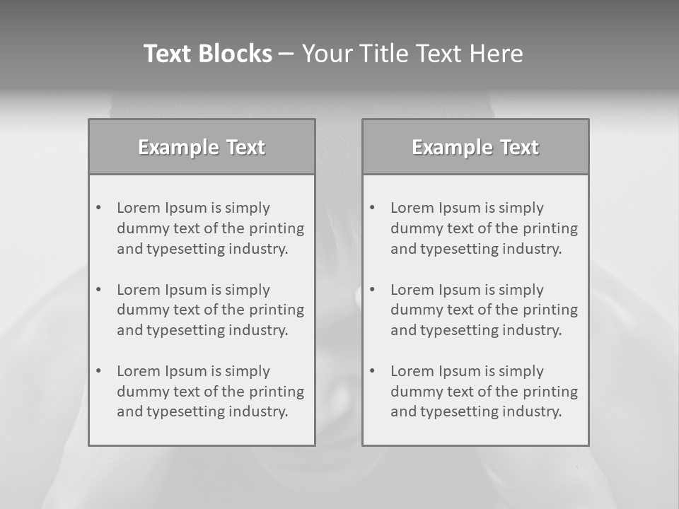 A Man Holding His Hands To His Face PowerPoint Template