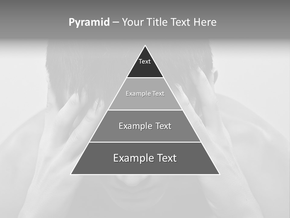 A Man Holding His Hands To His Face PowerPoint Template