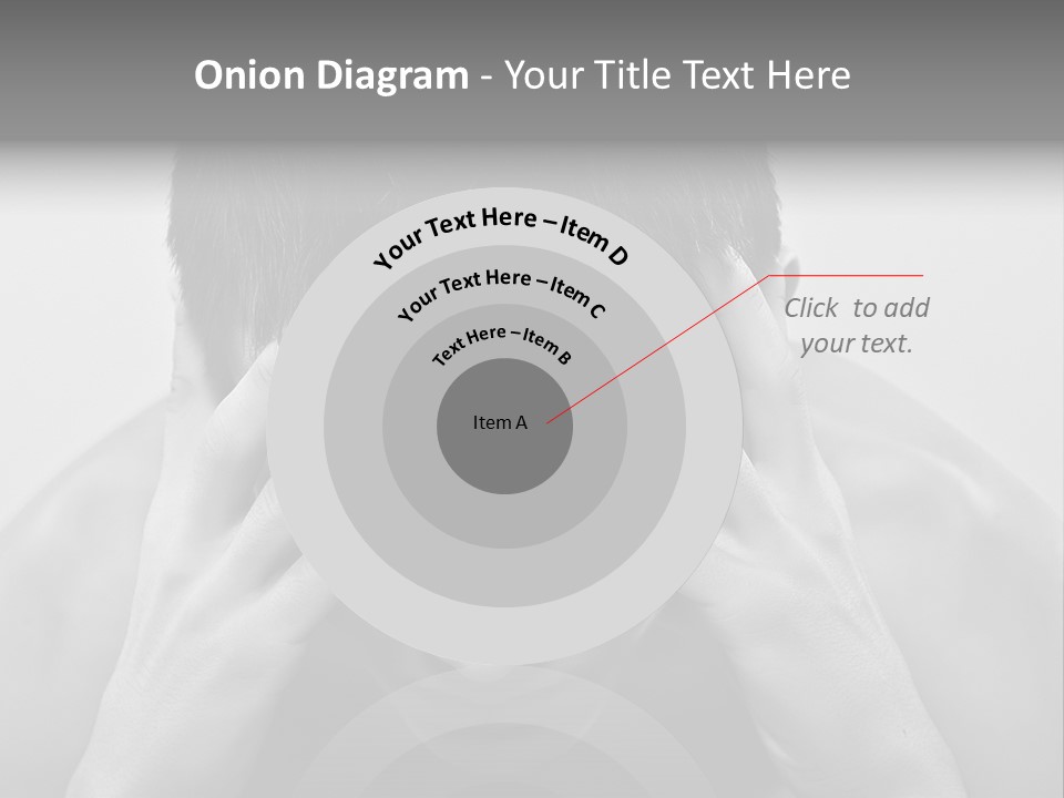 A Man Holding His Hands To His Face PowerPoint Template