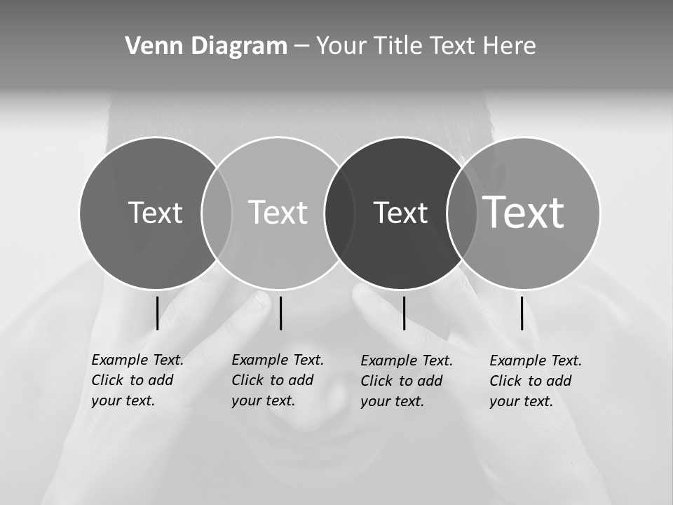 A Man Holding His Hands To His Face PowerPoint Template