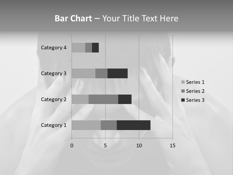 A Man Holding His Hands To His Face PowerPoint Template
