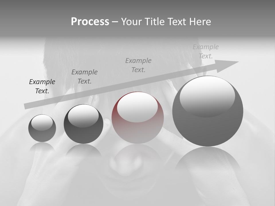A Man Holding His Hands To His Face PowerPoint Template