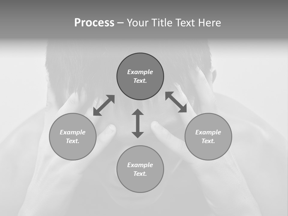 A Man Holding His Hands To His Face PowerPoint Template