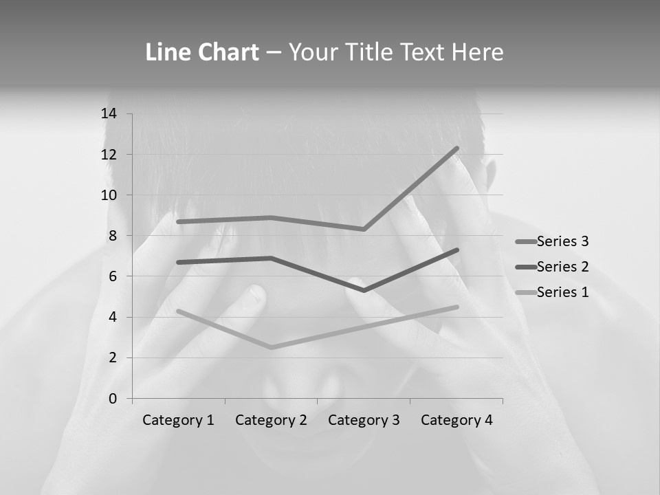 A Man Holding His Hands To His Face PowerPoint Template