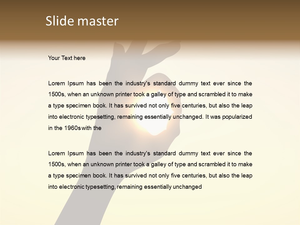 Ray Soulfulness Design PowerPoint Template