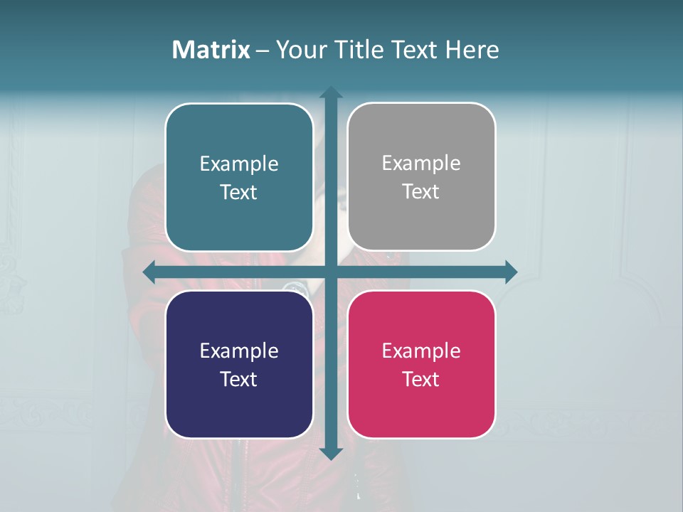 Portrait Purposeful Beauty PowerPoint Template