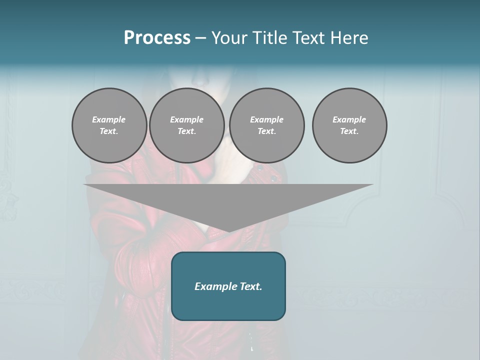 Portrait Purposeful Beauty PowerPoint Template