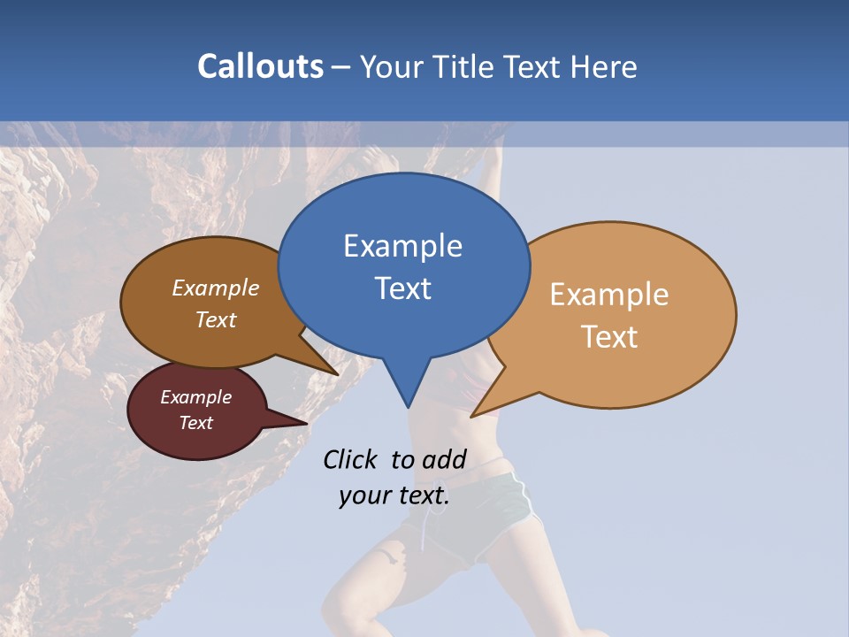 Foolhardy Babe Daring PowerPoint Template