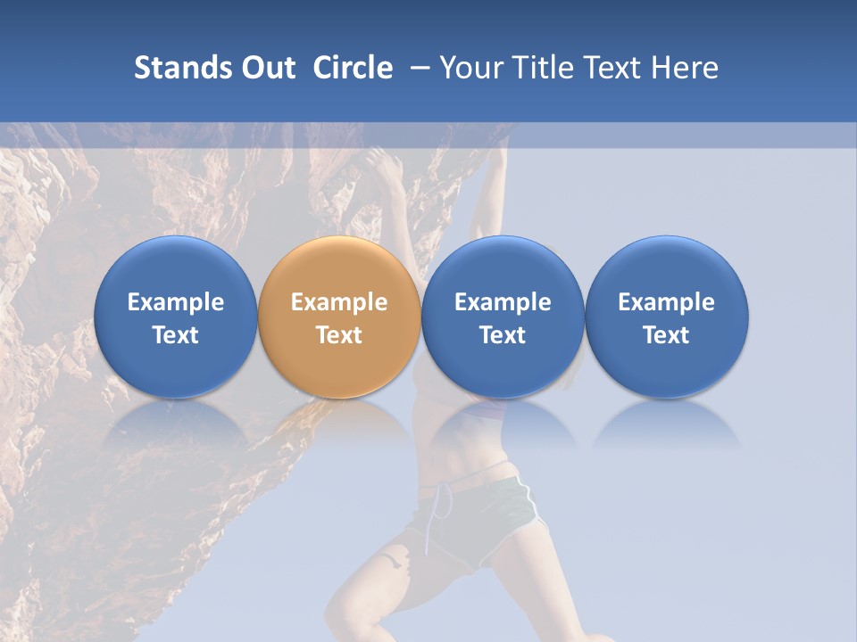 Foolhardy Babe Daring PowerPoint Template