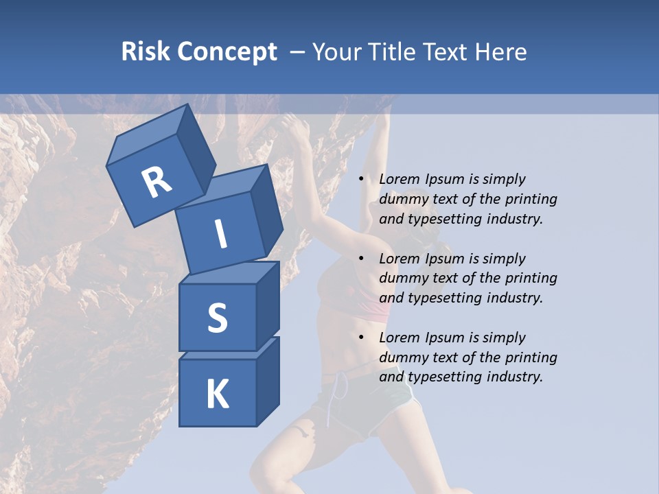 Foolhardy Babe Daring PowerPoint Template