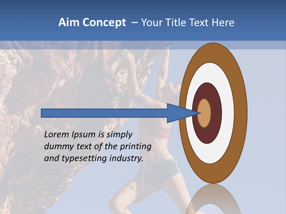 Foolhardy Babe Daring PowerPoint Template