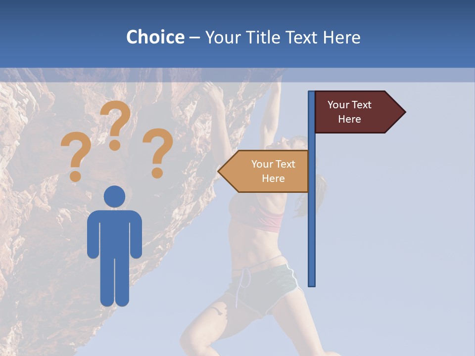 Foolhardy Babe Daring PowerPoint Template