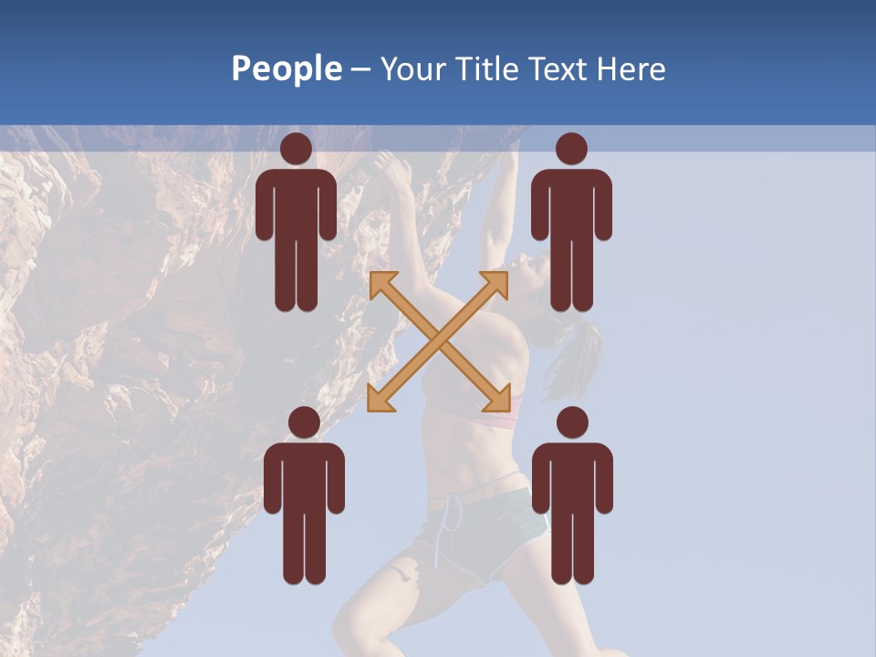 Foolhardy Babe Daring PowerPoint Template