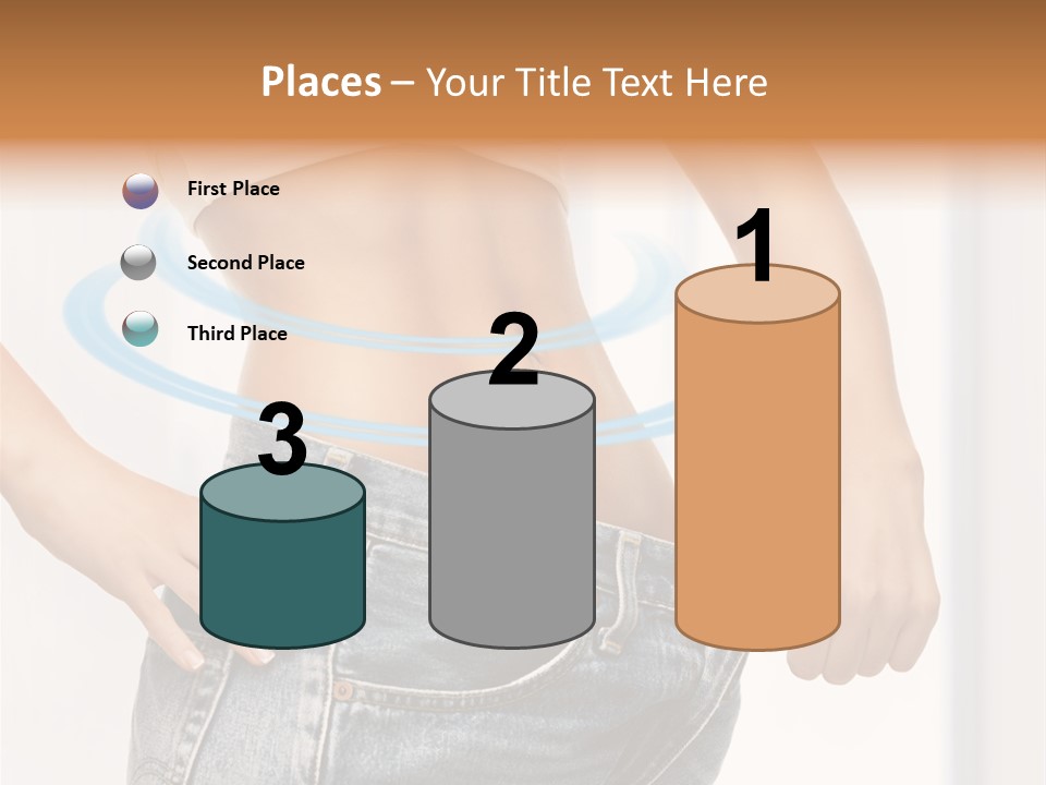 Female Kilo Fitness PowerPoint Template