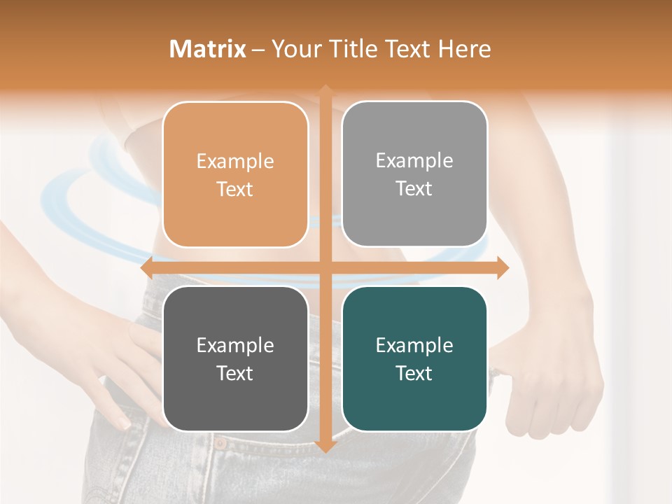 Female Kilo Fitness PowerPoint Template