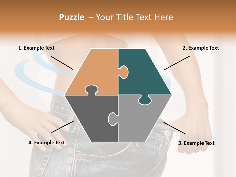 Female Kilo Fitness PowerPoint Template