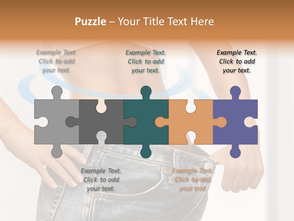 Female Kilo Fitness PowerPoint Template