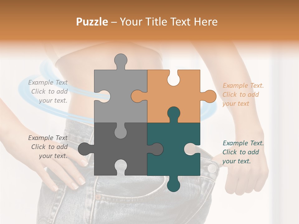 Female Kilo Fitness PowerPoint Template