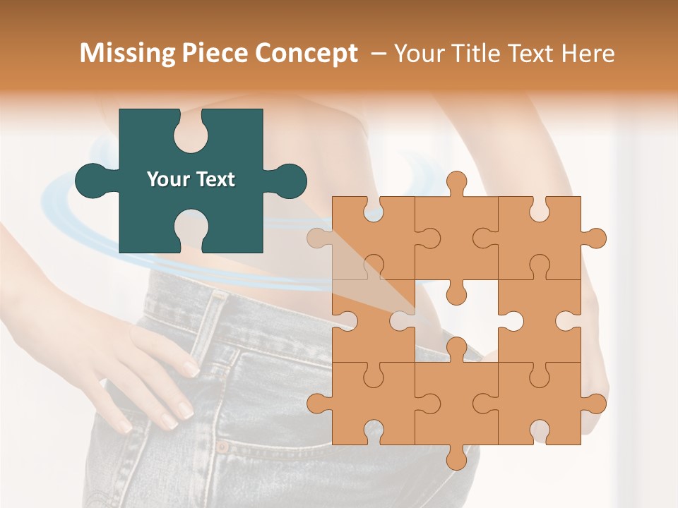 Female Kilo Fitness PowerPoint Template