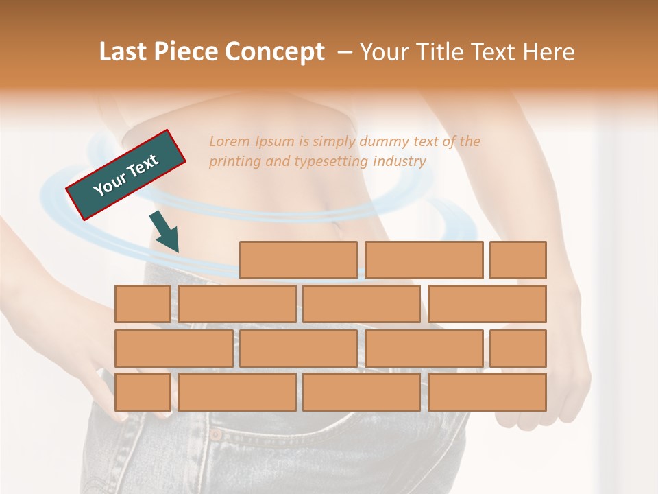 Female Kilo Fitness PowerPoint Template